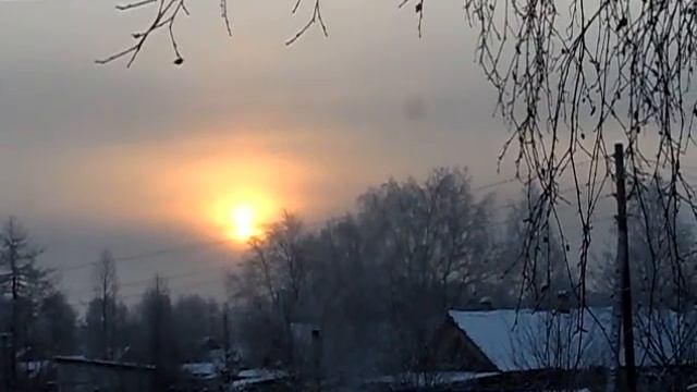 Величие Солнца. Чудесное морозное утро. смотреть онлайн