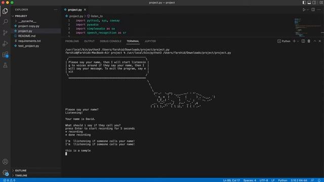 cs50 python final project of Farshid смотреть онлайн