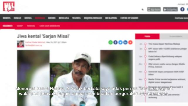 SELEPAS Dua Tahun Jatuh Sakit, Begini Keadaan Terkini Pelakon A Galak 'Sarjan Misai'? смотреть онлайн