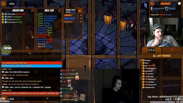 Pro Town of Salem Player Reacts to xQc's Arsonist Game смотреть онлайн