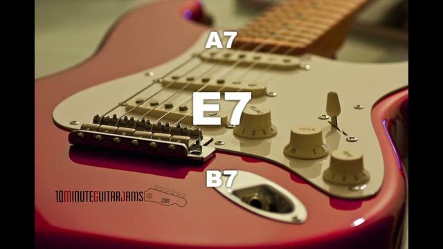 Slow Blues in E7 - Guitar Backing Track смотреть онлайн