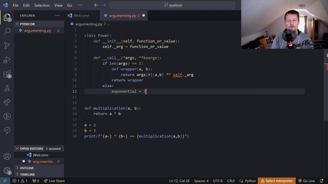 Python - Class based decorator смотреть онлайн