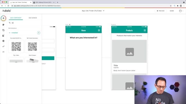 How to build an app like Tinder | No programming required | Adalo Tutorial смотреть онлайн