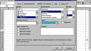 Excel  Форматирование текста в ячейках
