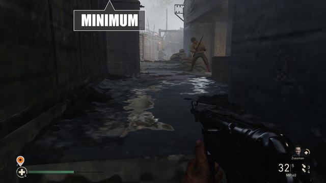Call of Duty: WW2 (PC) Minimum vs. Maximum - Graphics comparison / Grafikverlgeich смотреть онлайн