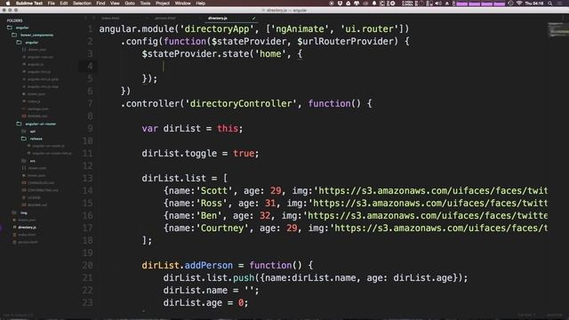 AngularJS For Everyone Tutorial #16 - Client Side Routing with UI Router смотреть онлайн