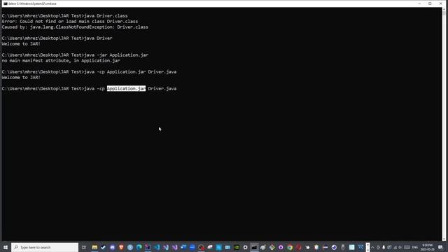 Jar Episode 02: JAR File Execution (CLASSPATH Variable) смотреть онлайн