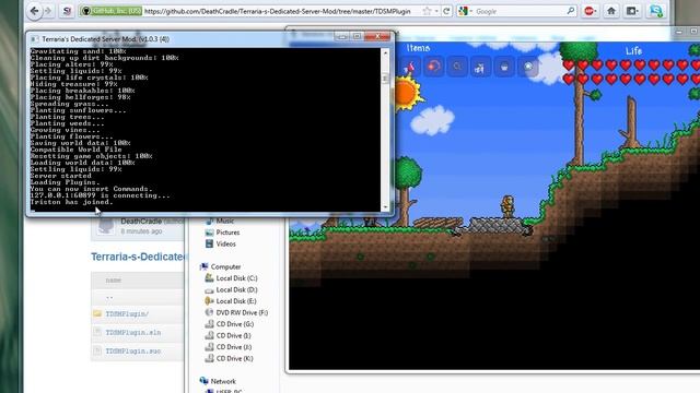 Terraria - TDSM, Terraria Dedicated Server Mod смотреть онлайн