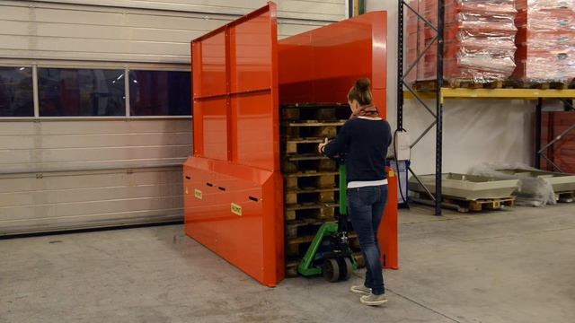 Pallet Dispenser/ Pallet Magazine PALOMAT Double Up 2 X 1200x800x150 Pallet