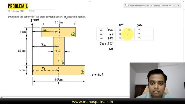 How to find Centroid of an I - Section | Problem 1 | смотреть онлайн