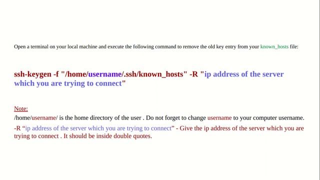 'Remote host identification has changed' How we can remove this warning смотреть онлайн