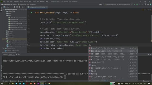 #33 Playwright with Python |How to get value from an input field | Get attribute value смотреть онлайн