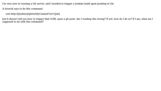 DevOps & SysAdmins: Executing cURL upon Git Push смотреть онлайн