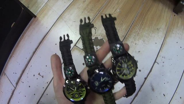 Тактические часы с браслетом из паракорда смотреть онлайн