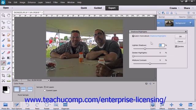 Adobe Photoshop Elements 12 Tutorial Lighting Color Contrast & Clarity Employee Group Training 14.3 смотреть онлайн