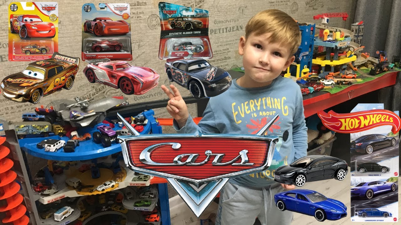 Машинки из мультфильма тачки ... и конечно Hot Wheels. смотреть онлайн
