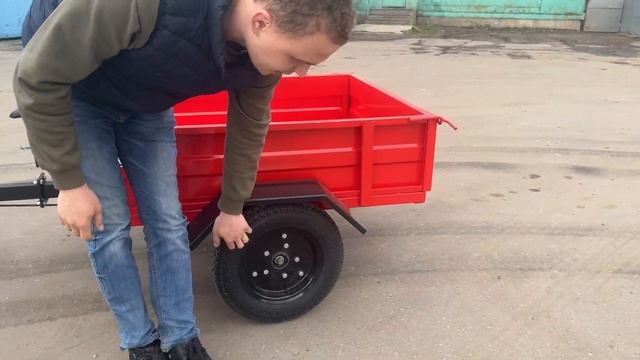 А ТЫ ГОТОВ К СЕЗОНУ?! Мотоблок Агромаш М 20 и прицеп грузоподъемность 300 кг))