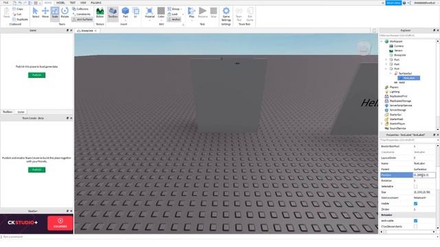 How to make a sign in Roblox Studio via Surface Gui смотреть онлайн
