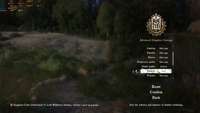 Kingdom Come: Deliverance - GTX 1660Ti + I7 8700