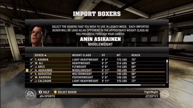 Fight Night Round 4 - Режим карьеры