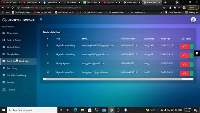 Java Web - Spring MVC - Website bán đồ gia dụng - Admin смотреть онлайн