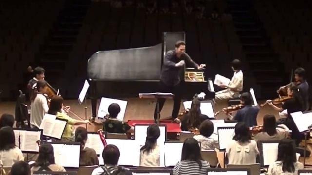 Gershwin - Rhapsody In Blue, Rehearsal (English Subt.)Yoshie Douke - Piano, Cond.Taras Demchyshyn