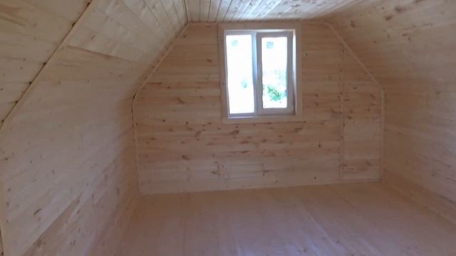 Дом 5.0х6.0м. с мансардой 