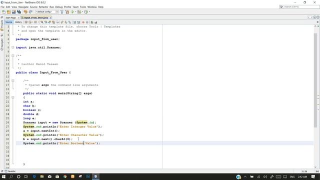 Taking Input From User In Java Language | Java Language Tutorials | Scanner Class | смотреть онлайн