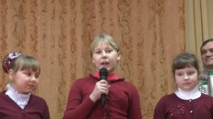 Ученики начальных классов поздравляют мам с 8 марта!