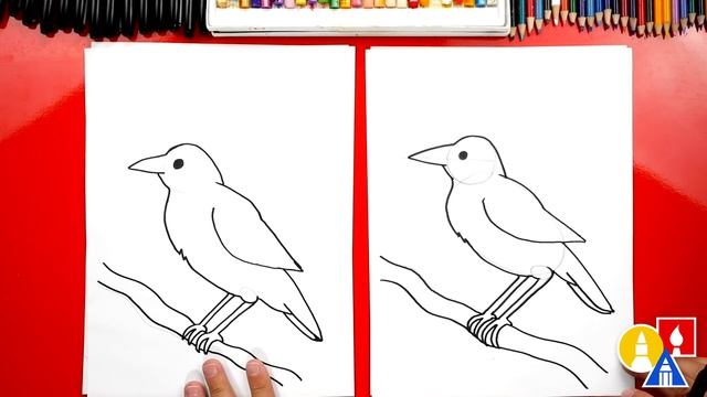 How To Draw A Western Meadowlark Bird - Advanced смотреть онлайн