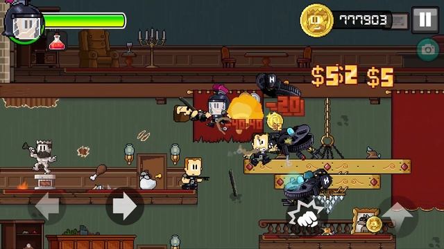 Dan The Man - Stage 8-4-2 With King's Guards (NO DAMAGE). смотреть онлайн