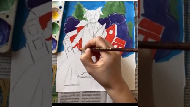 Новогодний рисунок смотреть онлайн