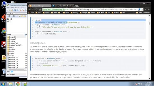 HTML5 Programming Tutorial | Learn HTML5 IndexedDB App - Connect and Open IndexedDB смотреть онлайн