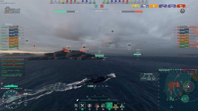 [USEKA] VII TOULON 5 KILLS 96K DMG 3 SKILLS | World of Warships Gameplay смотреть онлайн