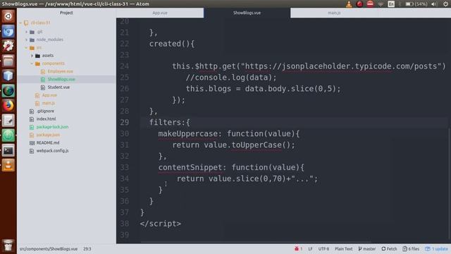 VueJs 2 Tutorial for beginners in HINDI | ENGLISH (#42) Concept of Filters in Vue JS Applications смотреть онлайн