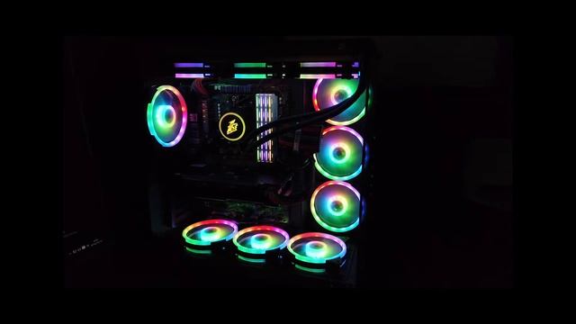 Корпус 1STPLAYER STEAM PUNK SP8 / ATX, tempered glass side panel, RGB fans controller & remote смотреть онлайн