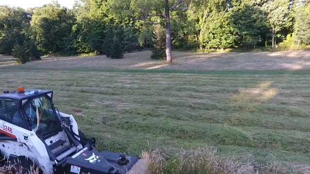 Bobcat Brush Cat Mowing View 2 смотреть онлайн