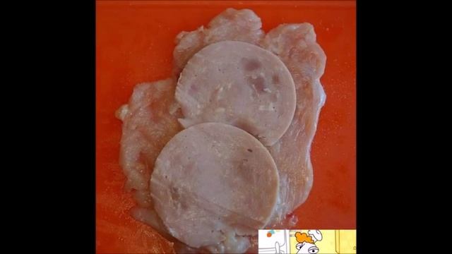 Рулетики "Кордон Блю" в сливочном соусе смотреть онлайн