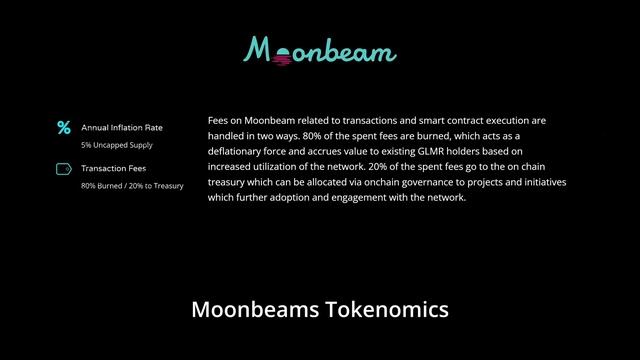 The Moonbeam Token - All About Adoption - Tokenomic Crackdown
