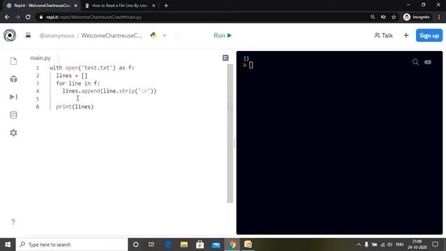 How to Read a File Line By Line and Store Into a List смотреть онлайн