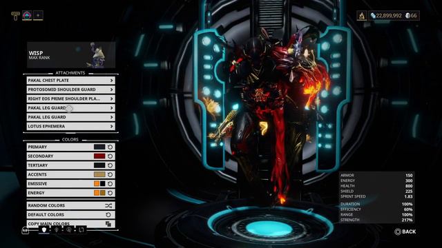 Warframe Fashion Frame Wisp (Protosomid shoulder) смотреть онлайн