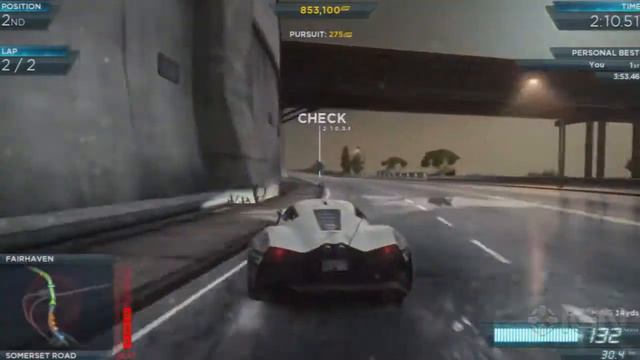 Need For Speed Most Wanted - Marussia B2 - Red Shift Race смотреть онлайн