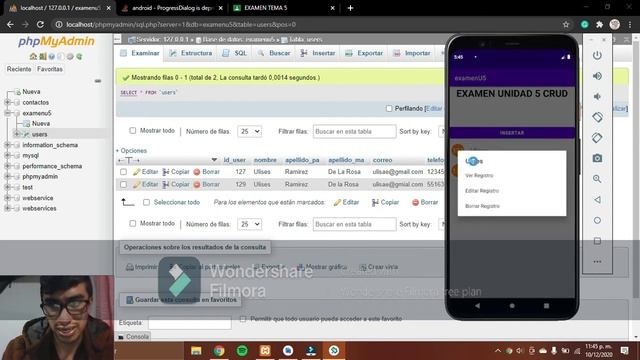 CRUD Android MySQL-PHO смотреть онлайн