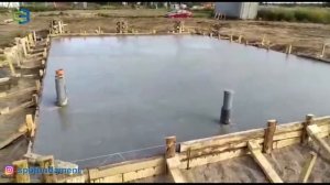 фундамент плита для каркасного дома / СПБ Фундамент
