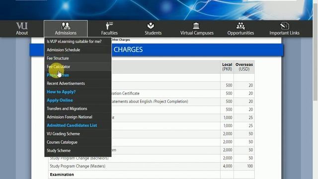 Virtual University Fee Calculator | VU Admission Fee | VU Semester смотреть онлайн