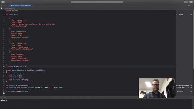 Swift reading JSON data смотреть онлайн
