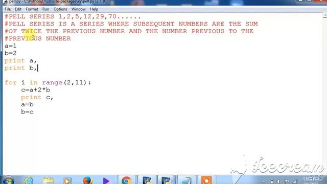 PELL SERIES IN PYTHON смотреть онлайн