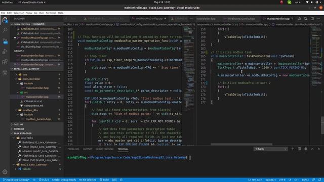 Connect Esp32 And Modbus Rtu - ESP_IDF - RS485.