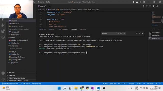 Exploring Simple Microservices Architecture with Terraform Docker Kong Nodejs on AWS смотреть онлайн