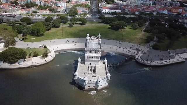 Belém Tower. Lisbon, Portugal. смотреть онлайн